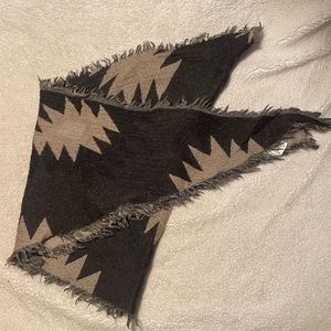Wilfred Reversible Wool Triangle Scarf